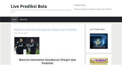Desktop Screenshot of liveprediksibola.com