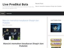 Tablet Screenshot of liveprediksibola.com
